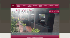 Desktop Screenshot of bellacasaconstructions.com.au
